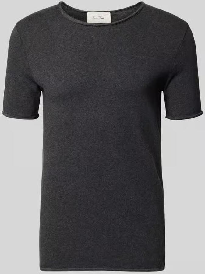 American vintage slim fit T-shirt met ronde hals model 'Sonoma' - Foto 2