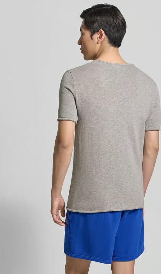 American vintage slim fit T-shirt met ronde hals model 'Sonoma' - Foto 3