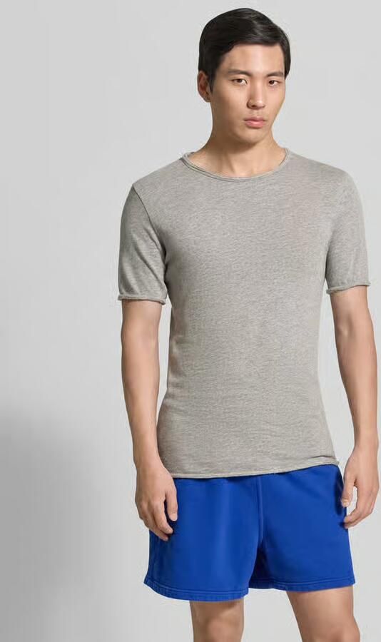 American vintage slim fit T-shirt met ronde hals model 'Sonoma' - Foto 2