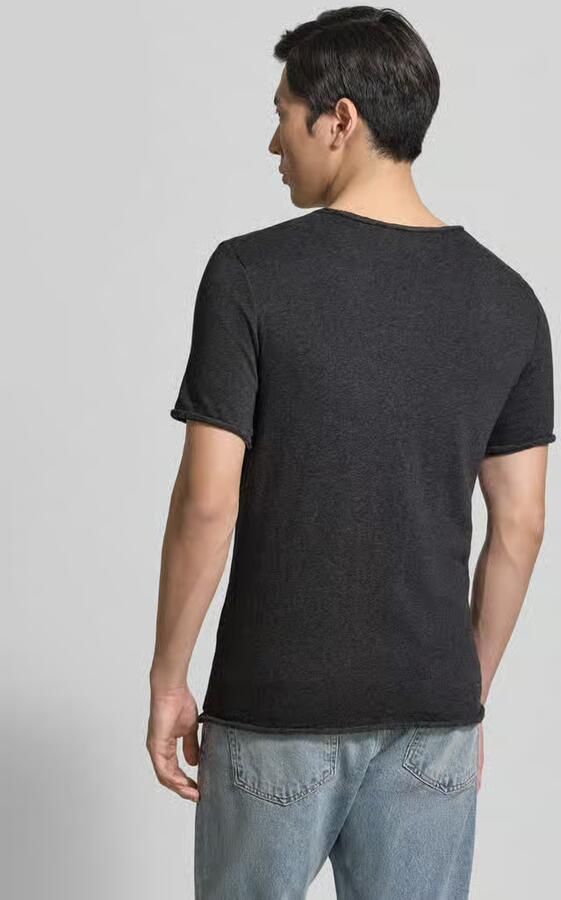 American vintage slim fit T-shirt met ronde hals model 'Sonoma' - Foto 2