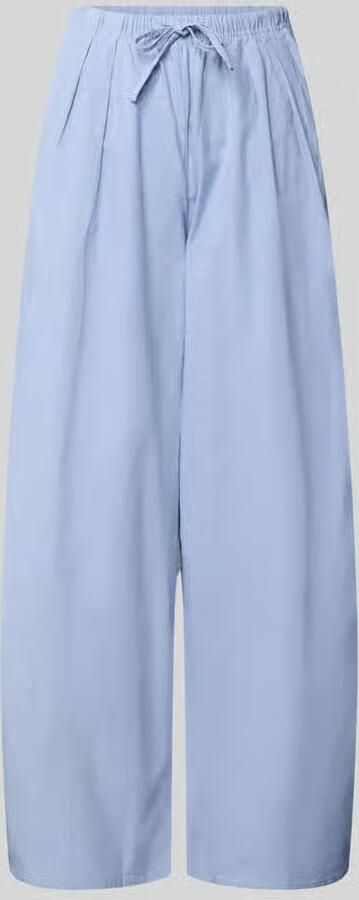 American vintage Stoffen broek met elastische band en tunnelkoord model 'FEOLY' - Foto 2