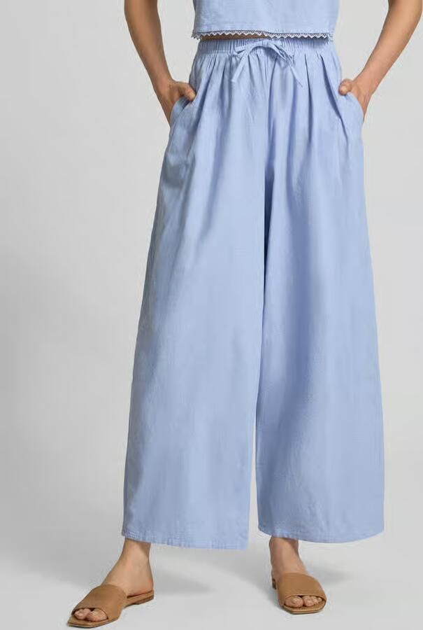 American vintage Stoffen broek met elastische band en tunnelkoord model 'FEOLY' - Foto 2