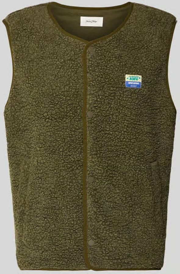 American vintage straight fit bodywarmer met logo-patch model 'Hoktown' - Foto 2