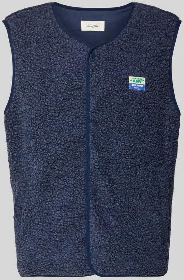 American vintage straight fit bodywarmer met logo-patch model 'Hoktown' - Foto 2