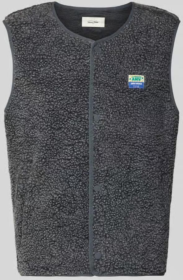 American vintage straight fit bodywarmer met logo-patch model 'Hoktown' - Foto 2
