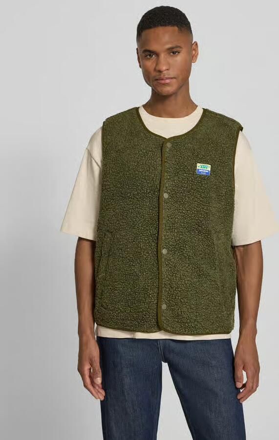 American vintage straight fit bodywarmer met logo-patch model 'Hoktown' - Foto 4