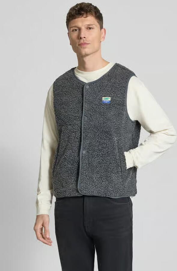 American vintage straight fit bodywarmer met logo-patch model 'Hoktown' - Foto 2