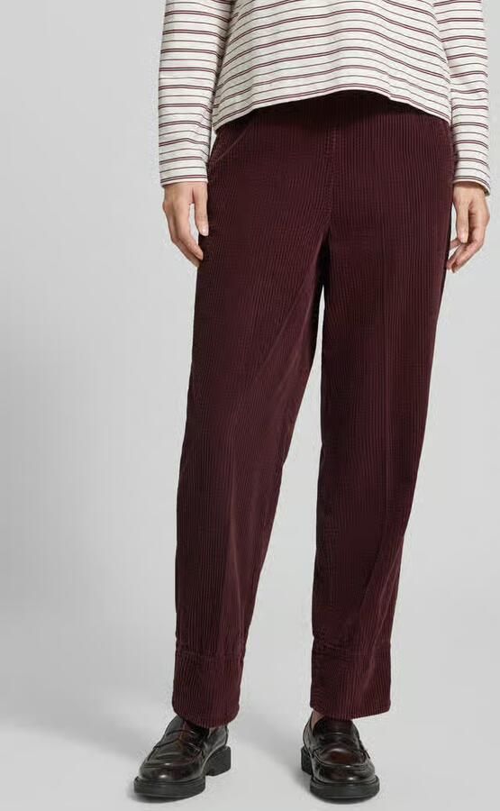 American vintage straight fit broek van pure viscose model 'Padow' - Foto 2