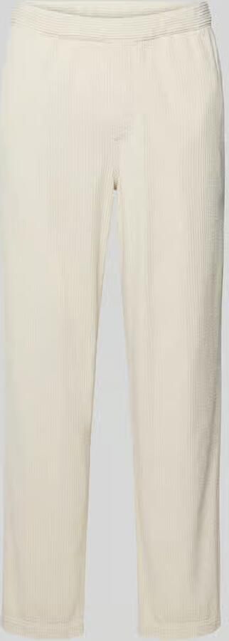 American vintage Straight fit stoffen broek in ribfluwelen look model 'Padow' - Foto 2