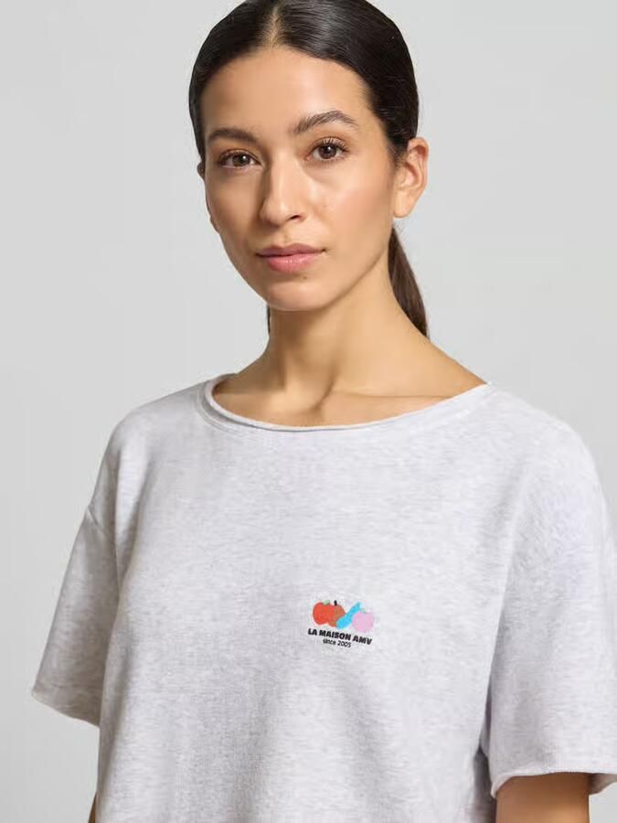 American vintage Sweatshirt met labeldetail model 'ATUBAY'