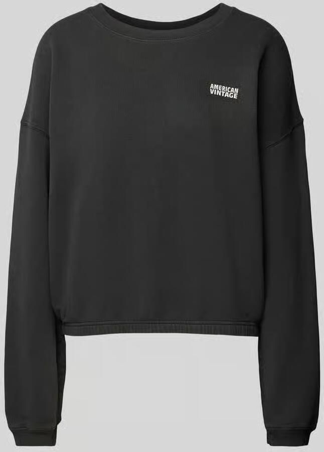 American vintage Sweatshirt met labelprint model 'IZUBIRD'