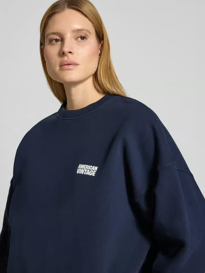 American vintage Sweatshirt met labelprint model 'PLIZZY' - Foto 2