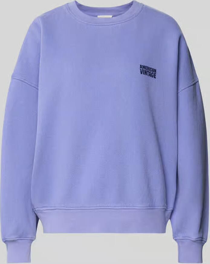American vintage Sweatshirt met labelprint model 'PLIZZY'