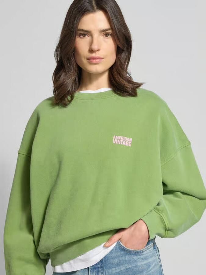 American vintage Sweatshirt met labelprint model 'PLIZZY' - Foto 2