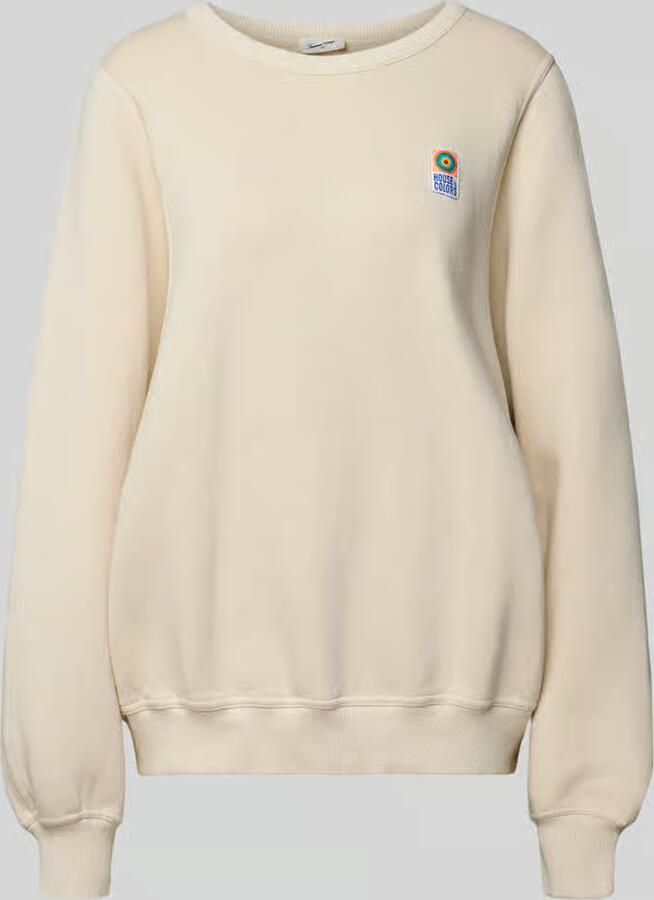 American vintage Sweatshirt met ribboorden model 'FIKY'
