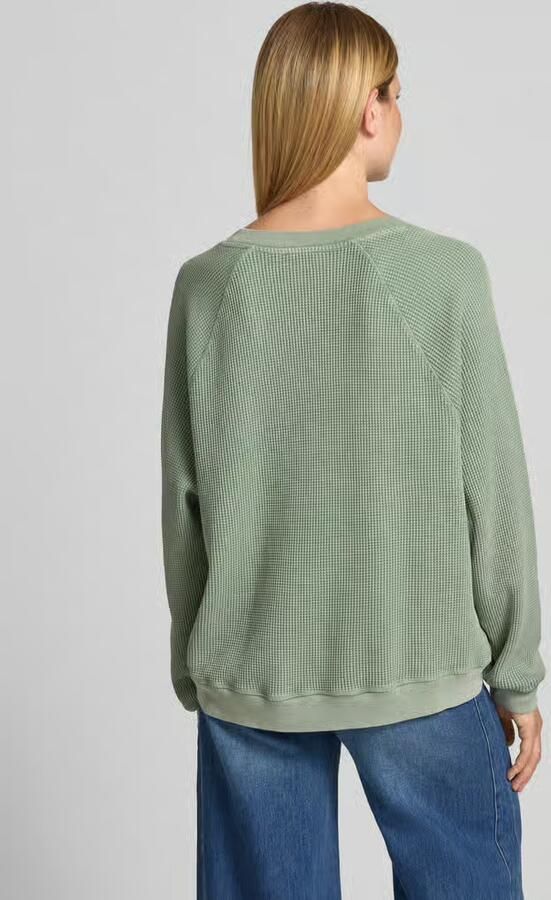 American vintage Sweatshirt met structuurpatroon model 'USCOW'