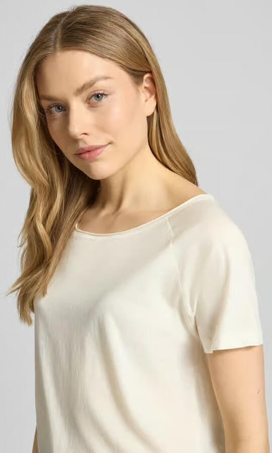 American vintage T-shirt met boothals model 'LALOOM'
