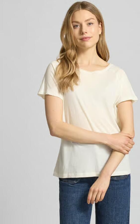 American vintage T-shirt met boothals model 'LALOOM' - Foto 2