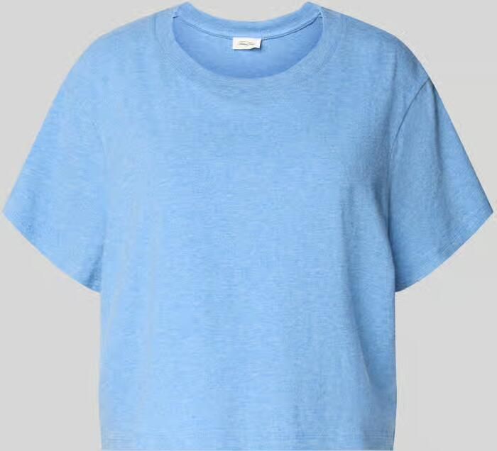 American vintage T-shirt met geribde ronde hals - Foto 2