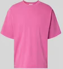 American vintage T-shirt met geribde ronde hals model 'FIZVALLEY'