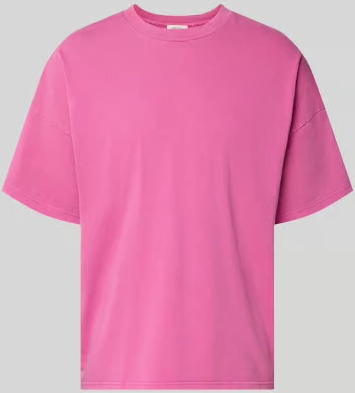American vintage T-shirt met geribde ronde hals model 'FIZVALLEY' - Foto 2