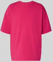 American vintage T-shirt met geribde ronde hals model 'FIZVALLEY'