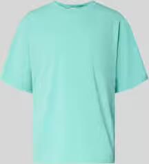 American vintage T-shirt met geribde ronde hals model 'FIZVALLEY'