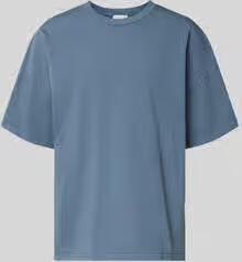 American vintage T-shirt met geribde ronde hals model 'FIZVALLEY'