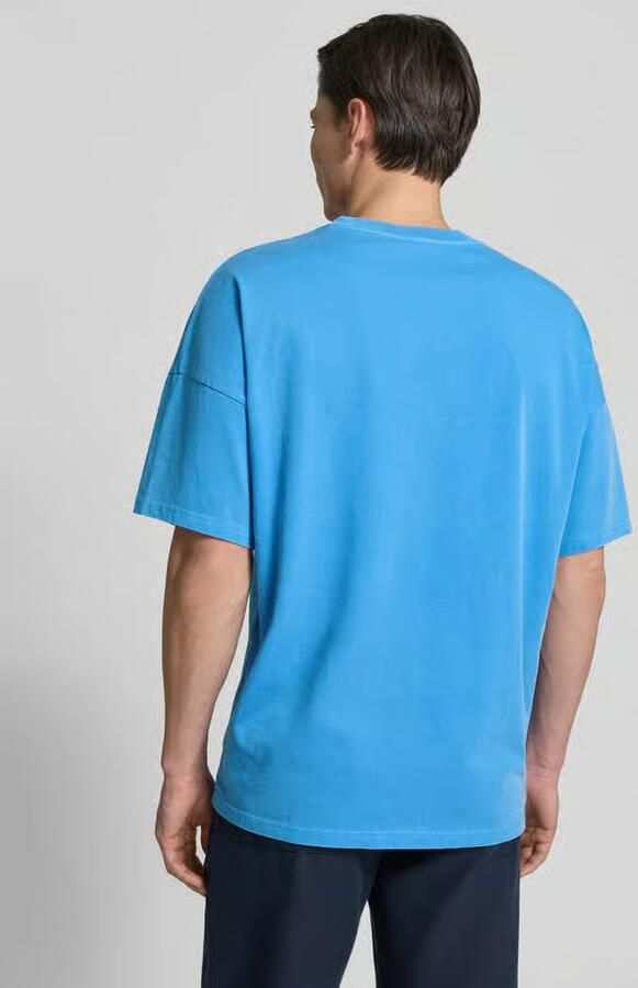 American vintage T-shirt met geribde ronde hals model 'FIZVALLEY' - Foto 3