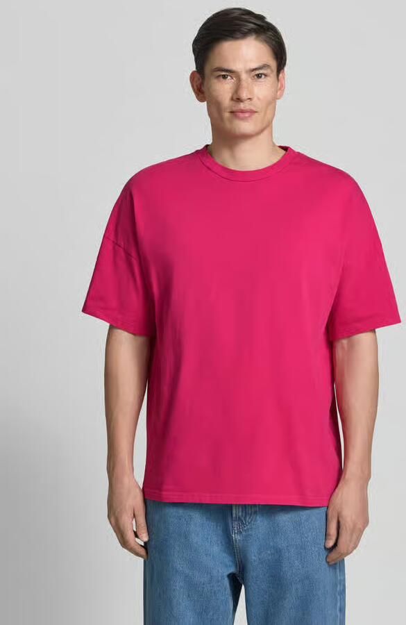 American vintage T-shirt met geribde ronde hals model 'FIZVALLEY' - Foto 3