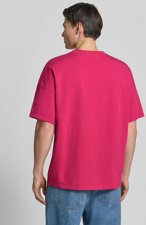 American vintage T-shirt met geribde ronde hals model 'FIZVALLEY' - Foto 2