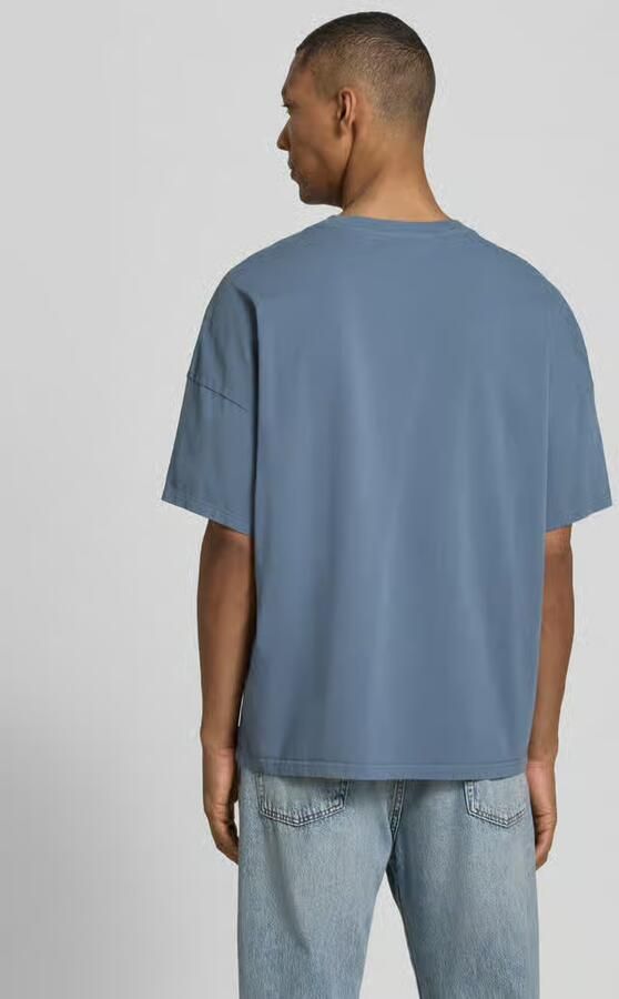 American vintage T-shirt met geribde ronde hals model 'FIZVALLEY' - Foto 3