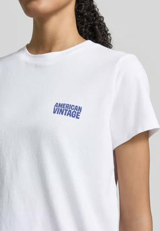 American vintage T-shirt met labelprint - Foto 2