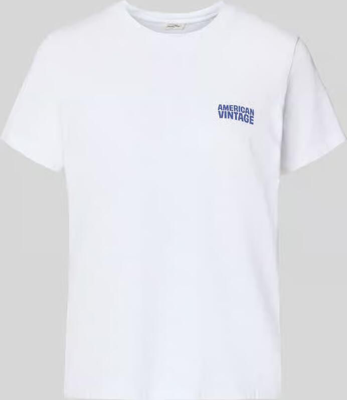American vintage T-shirt met labelprint