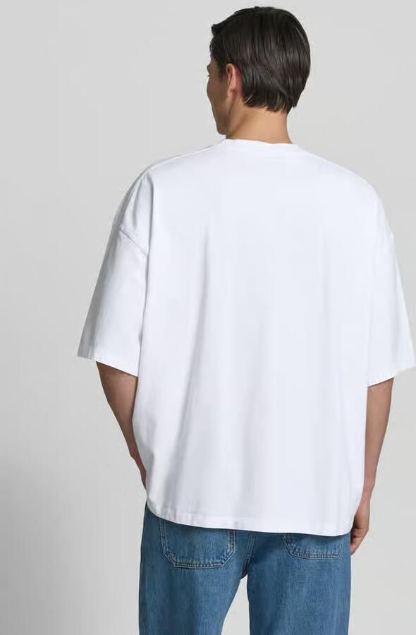 American vintage T-shirt met logoprint model 'GIXY'