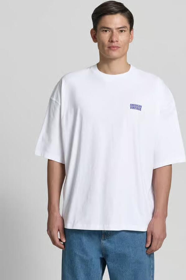 American vintage T-shirt met logoprint model 'GIXY' - Foto 3