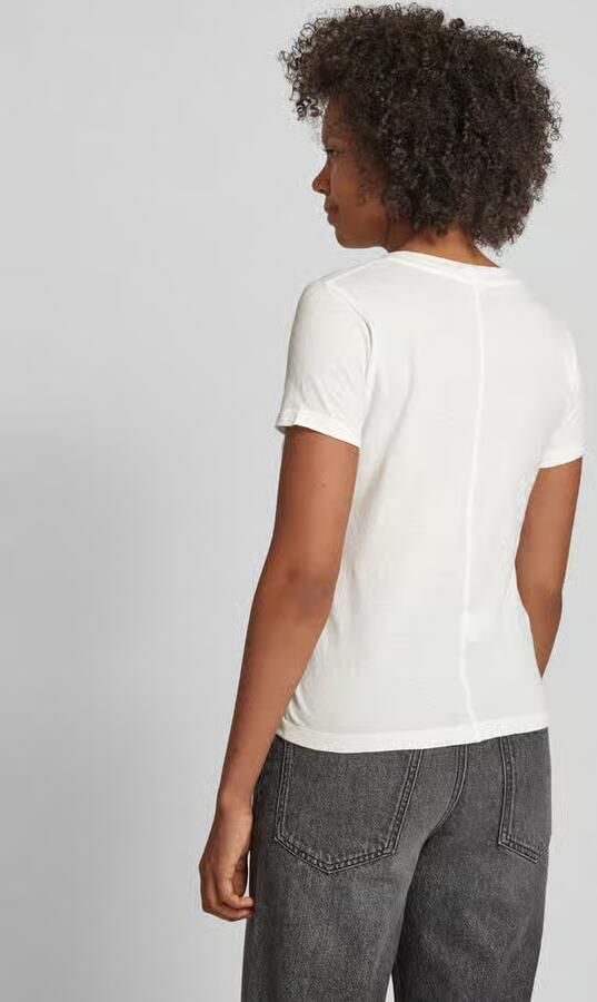 American vintage T-shirt met V-hals model 'GAMIPY'