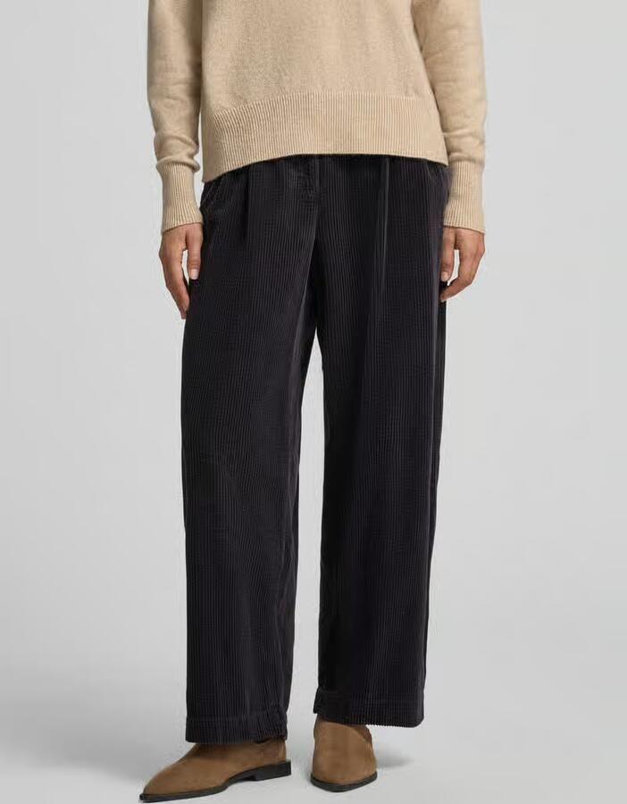 American vintage Wide fit corduroy broek van puur katoen model 'PADOW' - Foto 2