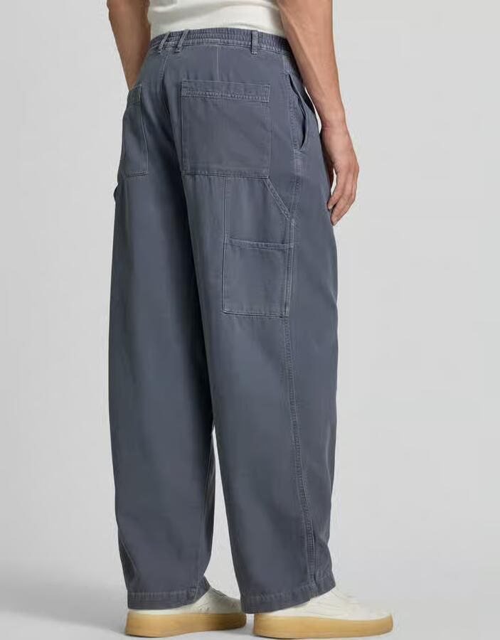 American vintage wide fit jeans met deels elastische band model 'Lycaz' - Foto 2