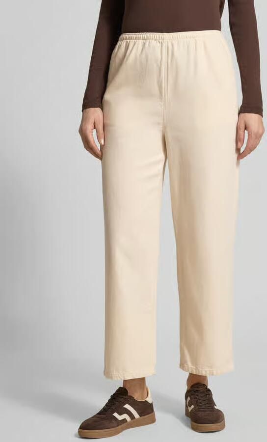 American vintage Wide fit stoffen broek met elastische band model 'Lycaz'