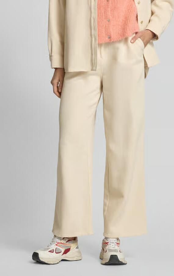 American vintage Wide leg bandplooibroek met steekzakken model 'AFAZ' - Foto 2