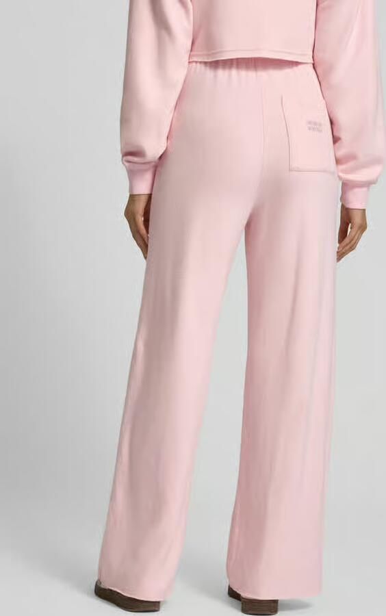 American vintage Wide leg sweatbroek met elastische band