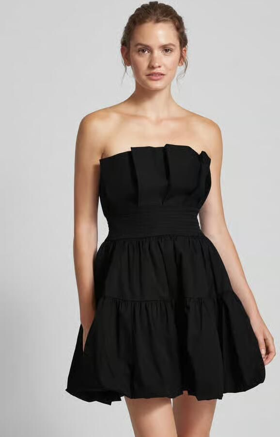 Amy Lynn Cocktailjurk in laagjeslook model 'Sutton' - Foto 3