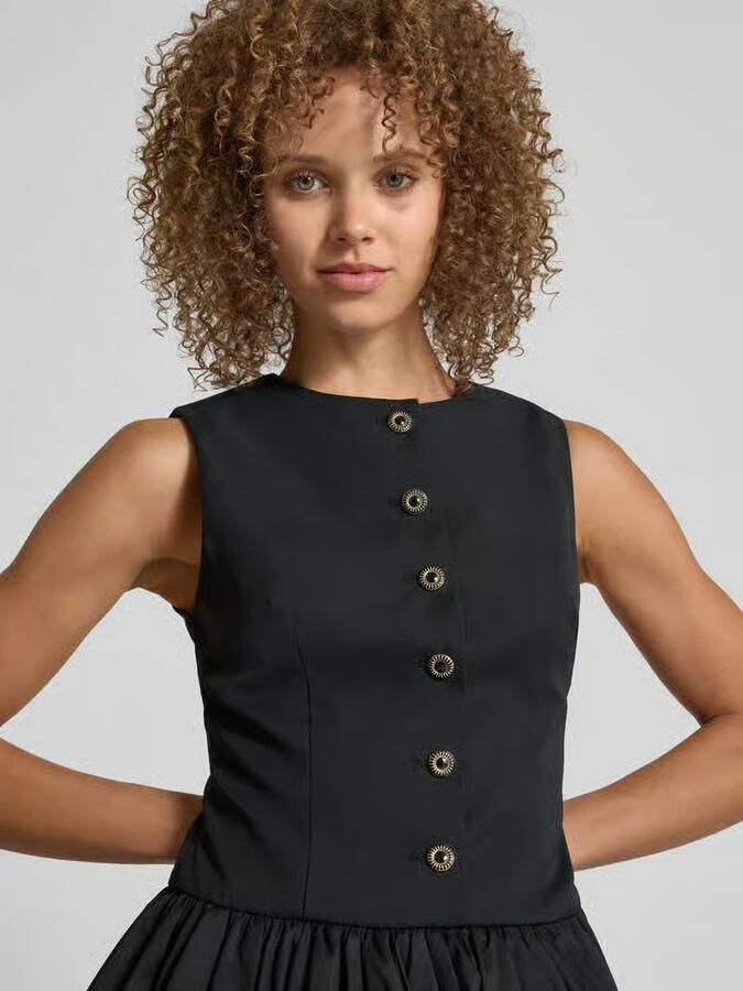 Amy Lynn Cocktailjurk met knoopsluiting model 'Bea'
