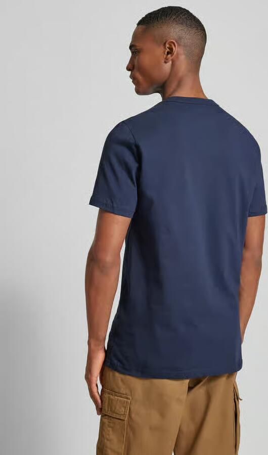 ANERKJENDT Heren Polo's & T-shirts Akrod Noos Tee Donkerblauw - Foto 5