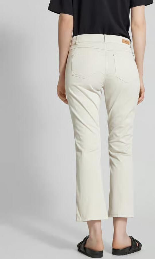 Angels Broek met reguliere pasvorm met verkort model 'Leni'