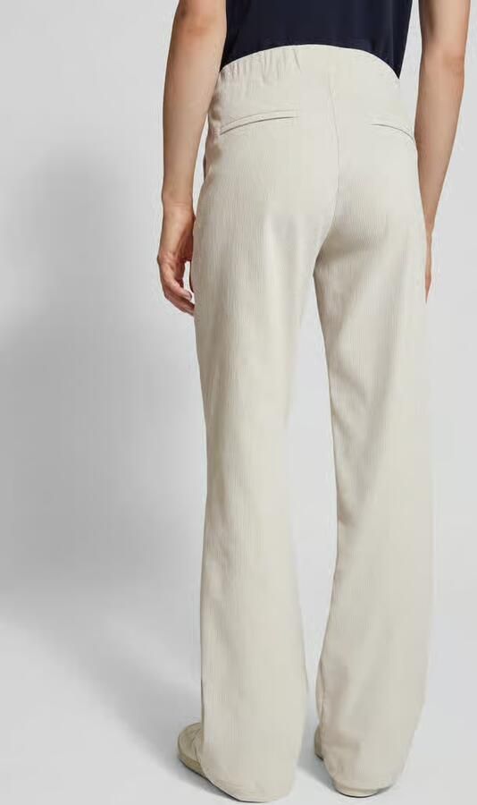 Angels Broek van fijne corduroy met elastische band model 'LIZ'