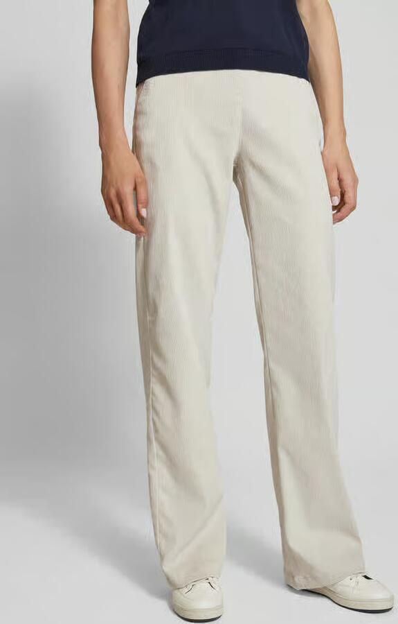 Angels Broek van fijne corduroy met elastische band model 'LIZ' - Foto 2
