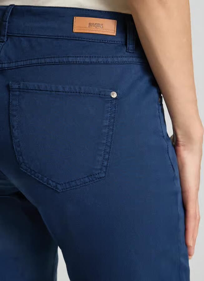Angels Slim fit capribroek in 5-pocketmodel model 'Turn up'