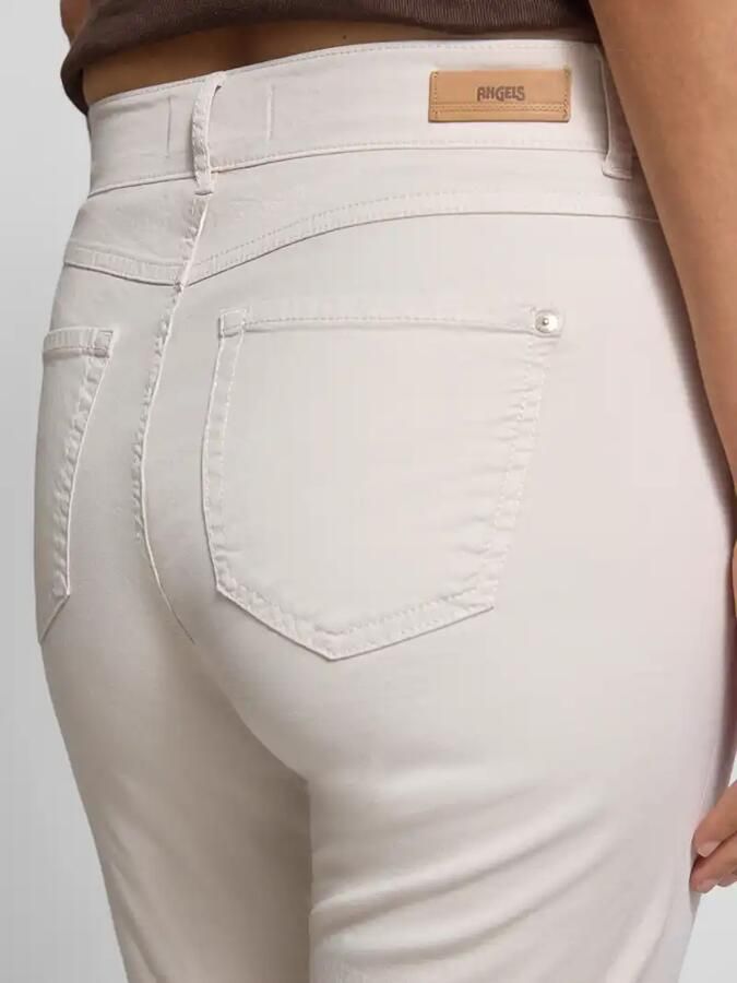 Angels Slim fit capribroek in 5-pocketmodel model 'Turn up'